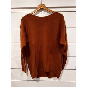 Anthropologie Burnt Orange Cozy Relaxing Sweater Size Medium